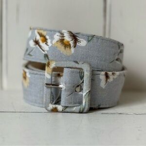 Astor Vintage Floral Fabric Belt